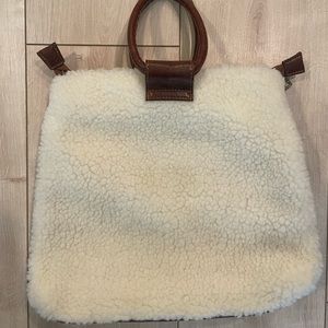 Anthropologie Sherpa convertible backpack